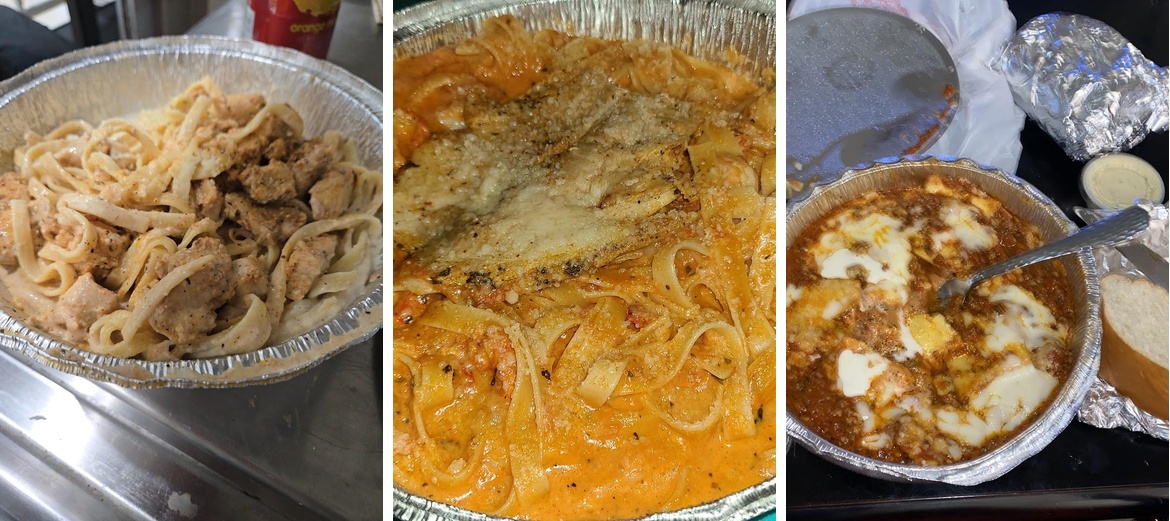 The Pasta House Food Truck Menu